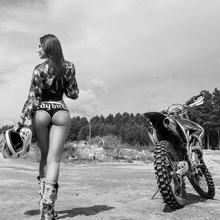 Beautiful girls and motorcycles in Perm