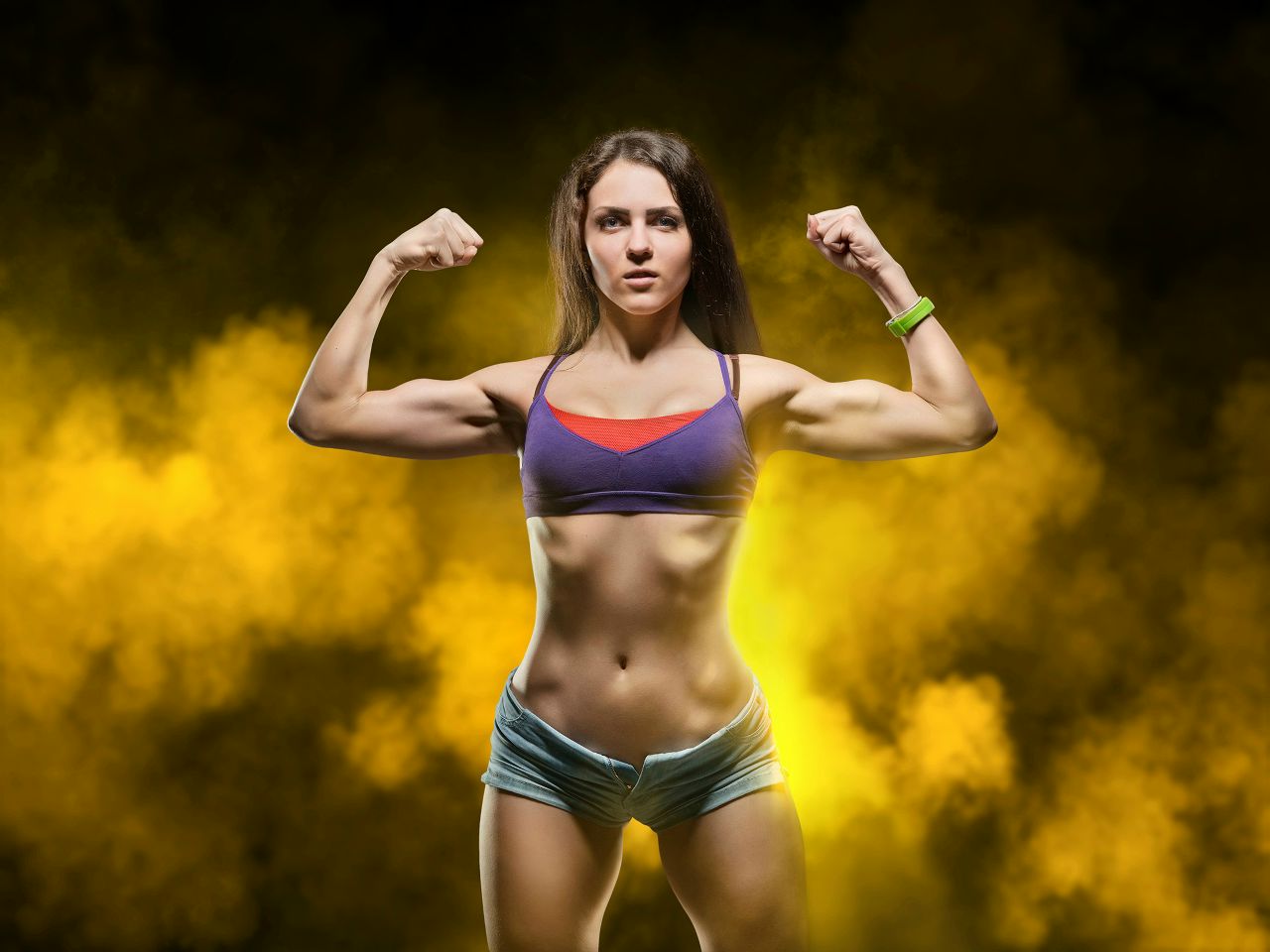 Athletic girls in Perm